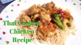 THAI CASHEW CHICKEN RECIPE [upl. by Basile]