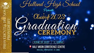 Holland High School Graduation Ceremony  Half Moon Conference Center [upl. by Dougie649]