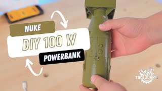 DIY Power Bank with Nuke Look Charge 100 Watt on the Go with a Blast [upl. by Melania464]