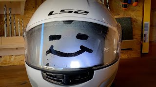 Installing Pinlock Insert on LS2 Strobe Helmet [upl. by Grove]