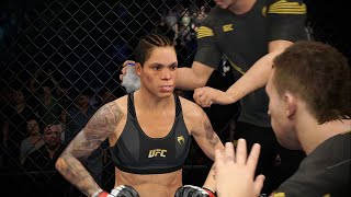 UFC 269  Amanda Nunes vs Julianna Peña  UFC Bantamweight Title Full Match Highlights  UFC 4 [upl. by Westbrooke40]