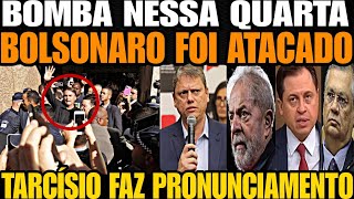 BOLSONARO ACABA DE SER ATACADO TARCÍSIO DE FREITAS CONFRONTA CRIMINOSOS VEJA EXPÕE ATAQUE D GLEIS [upl. by Leva195]