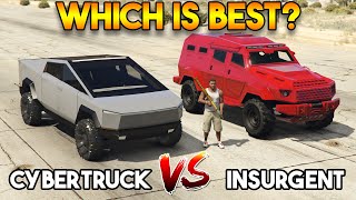 GTA 5 INSURGENT VS REAL CYBERTRUCK WHICH IS BEST [upl. by Ennoira]