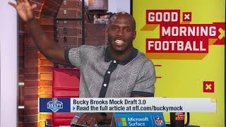 Reactions to Bucky Brooks 30 Mock Draft [upl. by Butte]