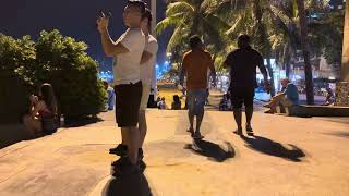 4K How is Thailand Now Pattaya Beach Road Freelancers [upl. by Sanalda]