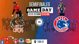 Cachorras FAH vrs Lady CadejosSEMIFINAL 1 Categoría Femenina de SlowpitchTegucigalpa 🇭🇳 [upl. by Suilmann872]