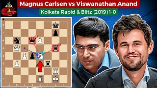 Magnus Carlsen vs Viswanathan Anand  Kolkata Rapid amp Blitz 2019 [upl. by Anikehs499]