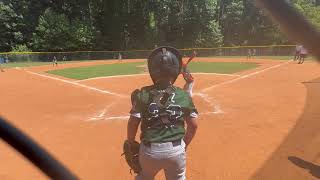 Acworth Warriors vs Oregon Park Sharks 71324 6u All Star Baseball [upl. by Schaaff]