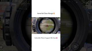 awm in close range 😱 bgmi pubg short bgmisnjpubg [upl. by Ardra418]