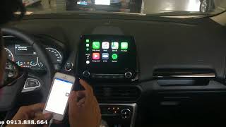 Kết nối APPLE CARPLAY trên xe FORD ECOSPORT 2018  Bản đồ Apple Map trên Iphone dễ dùng [upl. by Lala]