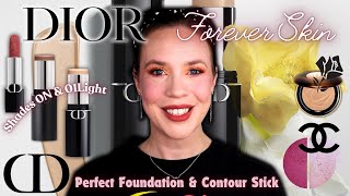 DIOR Forever Skin Perfect Foundation amp Contour Stick  Shades 0N amp 01 Light [upl. by Robertson]