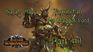 Sarah Plays Tamurkhan the Maggot Lord in Immortal Empires Part 1 [upl. by Lleynad]