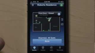 iPhone App for ADT Pulse [upl. by Nonnel]