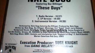 Nate Dogg ft Daz Dillinger quotThese Daysquot Radio Version [upl. by Massab]