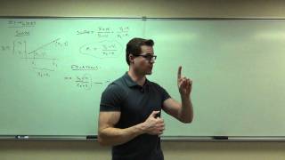 Calculus 1 Lecture 01 Part 1 [upl. by Llednek]