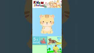 Animals Phonics Song  M to Z  Part 2  kidzstation shorts [upl. by Nosemyaj]