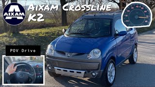 Aixam Crossline K2 2008 POV Drive Highspeed Walkaround [upl. by Ettenirt]