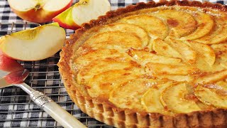 Apple Custard Tart Recipe Demonstration  Joyofbakingcom [upl. by Morven246]