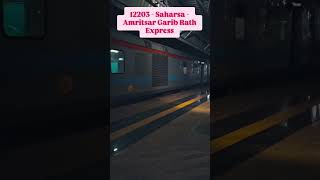 012 vlog 12203 saharsa amritsar garib rath express shortfeed shorts vlog trainding shortvideo [upl. by Bethesda]