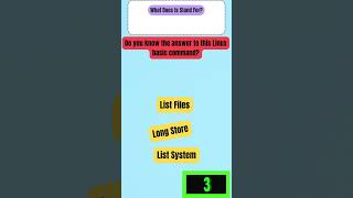 What does command ls stand for [upl. by Cooke]