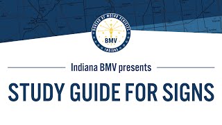 2024 Indiana BMV Knowledge Exam  Signs [upl. by Nealson]