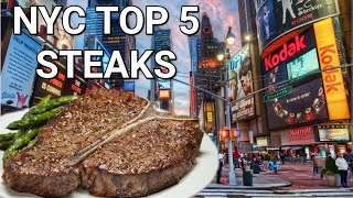 Place to eat in New York City STEAKHOUSES You MUST TRY [upl. by Ennovyhs581]