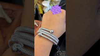 Anti Tarnish Premium Quality Polish Adjustable Broad Bracelet Sale rs 750 fs reels fashion jewele [upl. by Helen]