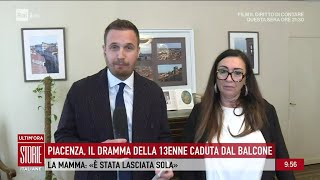 Il dramma della 13enne caduta dal balcone  Storie italiane 30102024 [upl. by Annaliese]