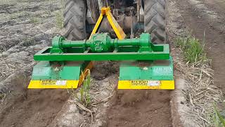 SUGARCANE MULTI ROW ROTARY TILLER MODEL 48″ [upl. by Carrillo]