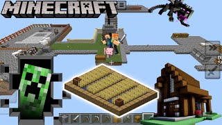 MINECRAFT ONE BLOCK Build Food farm in Minecraft Survival Episode  2 [upl. by Malamud]