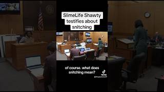 SlimeLife Shawty Testifies About Snitching [upl. by Ilanos]