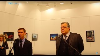 Russian Ambassador Killed Andrey Karlov assassinated by gunman in Ankara [upl. by Imtiaz]