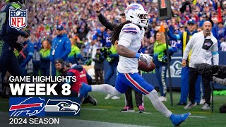 Buffalo Bills vs Seattle Seahawks Game Highlights  NFL 2024 Season Week 8 [upl. by Anoirb]