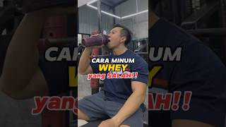 CARA MINUM SUSU PROTEIN 💪🏽😝 [upl. by Karita367]