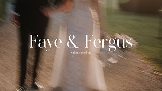 Faye and Fergus  Saltmarshe Hall  Wedding Highlights Film [upl. by Darell60]