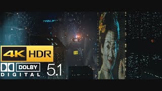 Blade Runner  Opening Scene HDR  4K  51 [upl. by Nonahs]