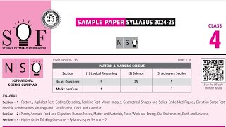 Class 4SOFNSOSolved Sample Paper 20242025 class4nso scienceolympiad class4olympiad nso2024 [upl. by Yuri157]