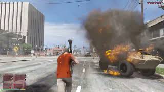 GTA 5 RDE 404 EampE Trevor is Assaulting Los Santos sheriff And Davis shootout  10 star [upl. by Dawaj280]