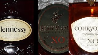 XO Cognac Challenge Hennessy Vs Remy Martin Vs Courvoisier [upl. by Leifeste]