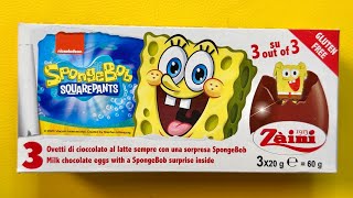 ASMR Unboxing SPONGEBOB Chocolate eggs [upl. by Aretha]