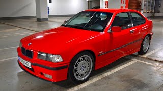 Prezentare cu ultimul BMW E36 COMPACT produs L4 16 105 CP 316i 2000 Euro 3 Pachet M [upl. by Raffin]