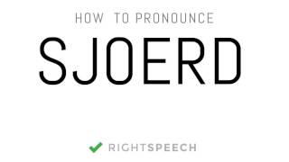 Sjoerd  How to pronounce Sjoerd [upl. by Atirec]