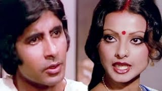 Rekha taunts Amitabh Bachchan  Do Anjaane  Bollywood Scene 1831 [upl. by Ettenel328]