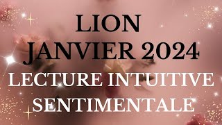 LION ♌ SENTIMENTAL JANVIER 2024  CHIMIE HIVERNALE  UNE CHANCE INATTENDUE POUR UN AMOUR INTENSE 💖💖 [upl. by Ronda]