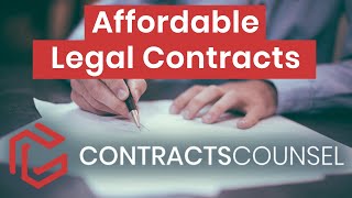 ContractsCounsel Making Legal Contracts Easy For You [upl. by Mckinney]