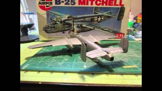 Airfix 172 B25 Mitchell Build In HD [upl. by Cherice]