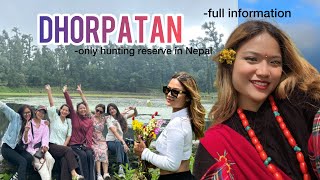 Dhorpatan the only hunting reserve in Nepal full budget details [upl. by Spurgeon]