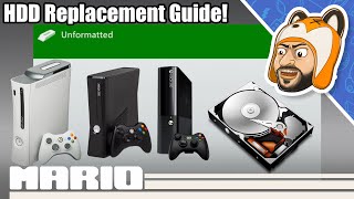 How to Replace Your Xbox 360 RGHJTAG Hard Drive  Phat amp Slim HDD Upgrade Guide [upl. by Alessandra314]