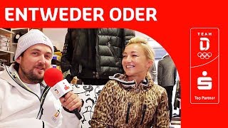 quotFeiern oder Chillenquot🎉 Entwederoder mit Aljona Savchenko  Team Deutschland  PyeongChang [upl. by Goodyear]