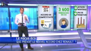 Le focus éco  que prévoit le nouvel accord chez Renault [upl. by Maybelle245]